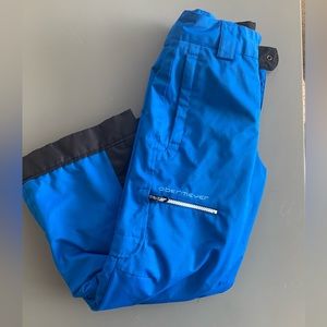 Youth Boys Sz M (10/12) Obermeyer Blue Ski/Snow Pants